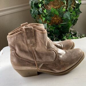 Dirty Laundry Western Rodeo Ankle Booties Women’s Size 8
